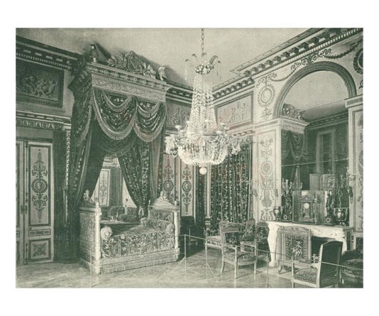 Chambre de Napoleon, Photographic Print - Vintage Art, canvas prints