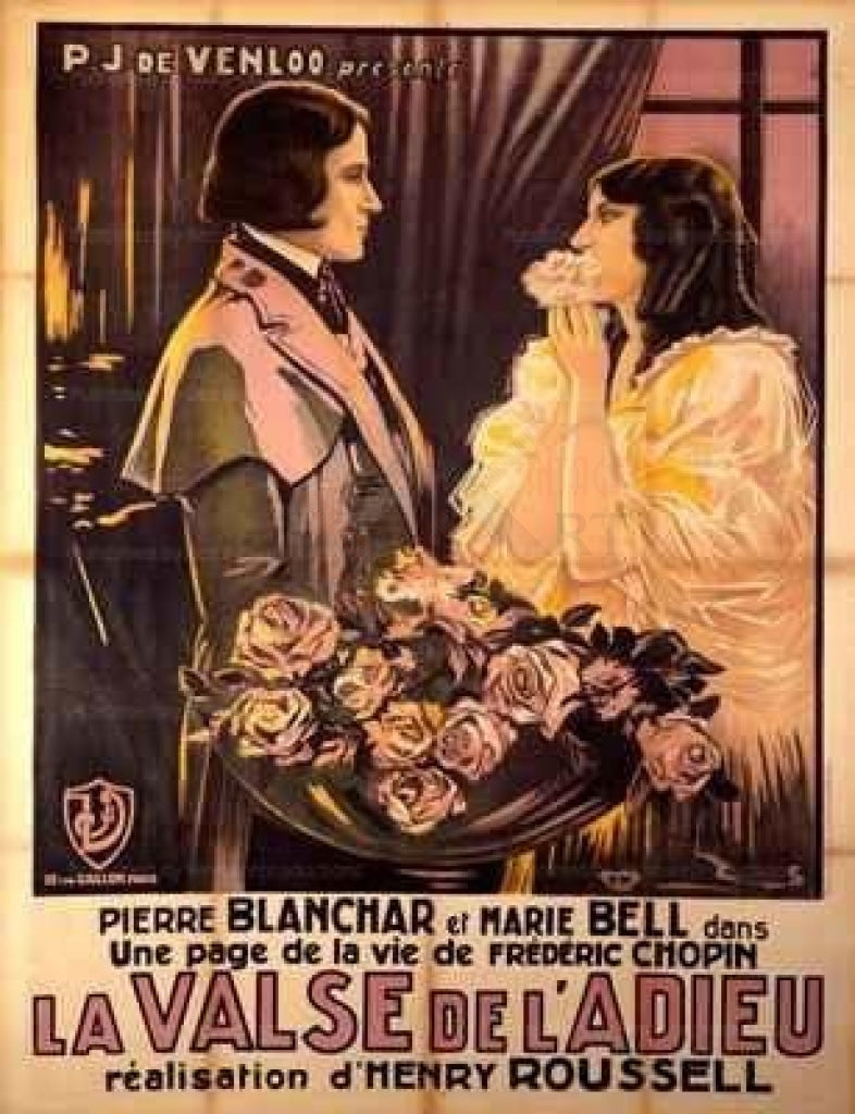 Chopin - Original Movie Poster - Vintage Art, canvas prints