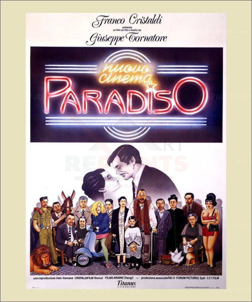 Cinema Paradiso - Digital Poster Print - Vintage Art, canvas prints