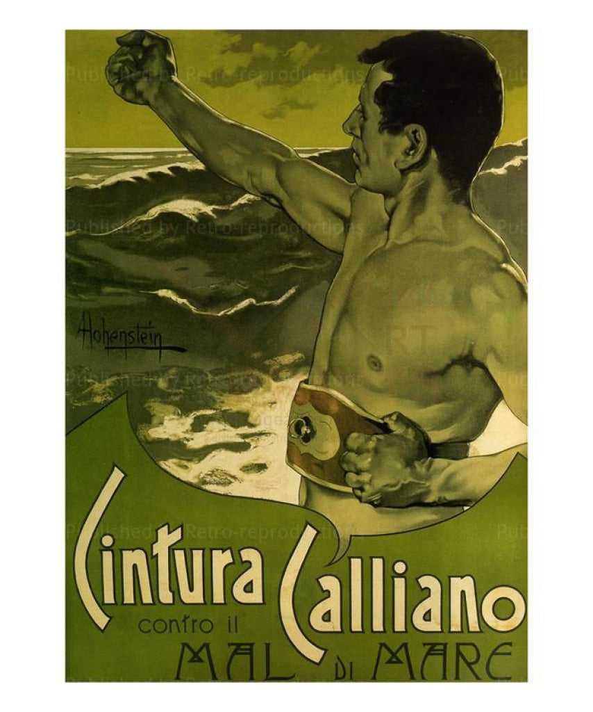 Cintura Calliano by Hohenstein - Vintage Art, canvas prints