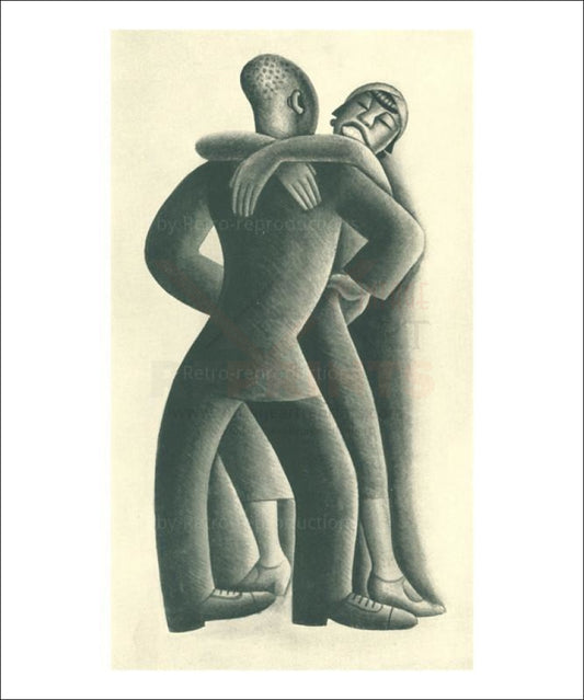 Couple Dancing No. 41, Miguel Covarrubias, Art Print - Vintage Art, canvas prints