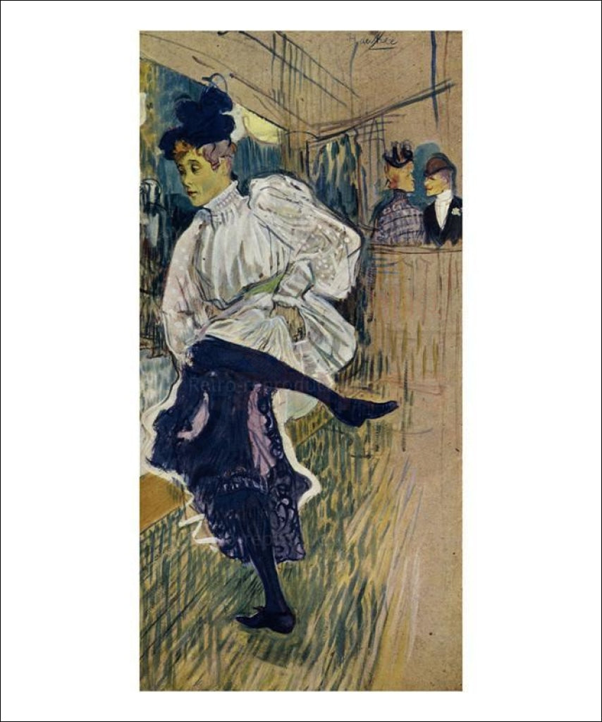 Dancing Woman, Henri de Toulouse Lautrec, Art Print - Vintage Art, canvas prints