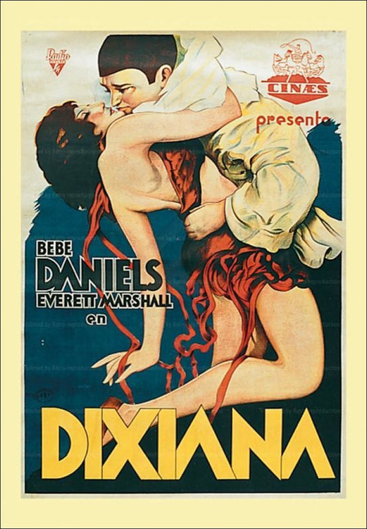 Dixiana - Offset Art Print - Vintage Art Reprints