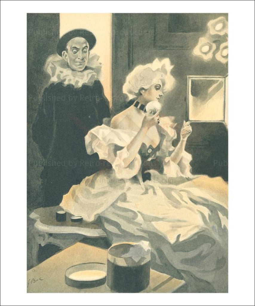 Femme de Theatre 9 - Vintage Art, canvas prints