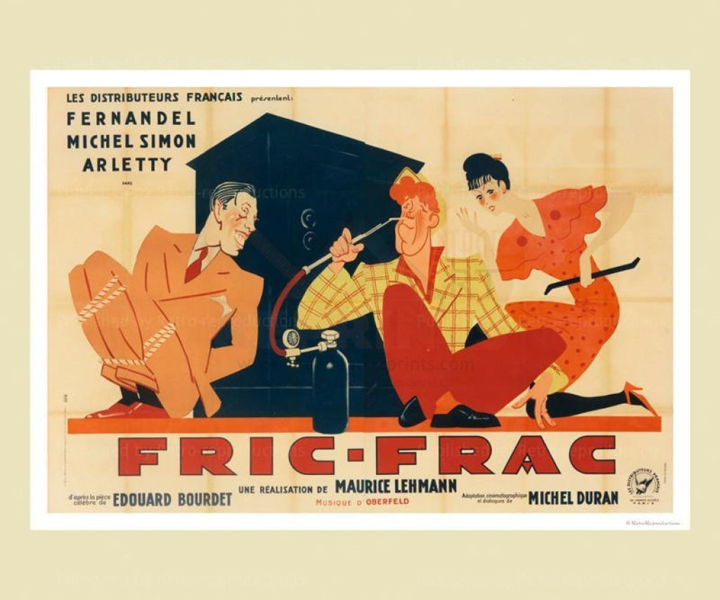 Fric-Frac - Vintage Art, canvas prints
