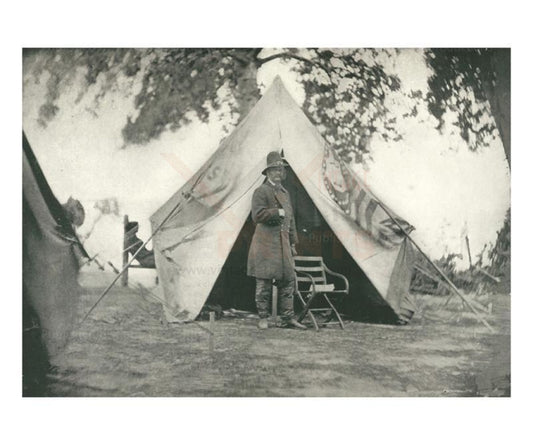 General Burnside in Camp - Vintage Art, canvas prints