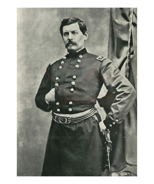 General George B. McClellan - Vintage Art, canvas prints