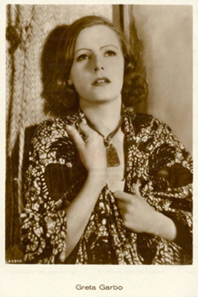 Greta Garbo, vintage photo, digital giclee print reproduction - Vintage Art, canvas prints