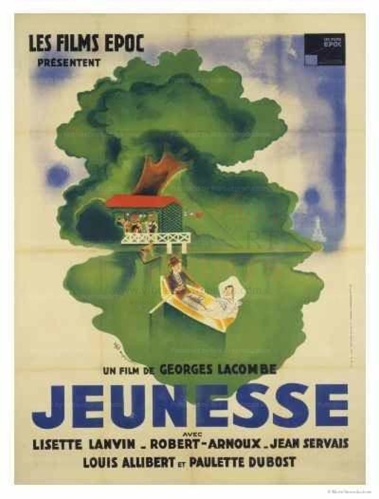 Jeunesse - Original Movie Poster - Vintage Art, canvas prints