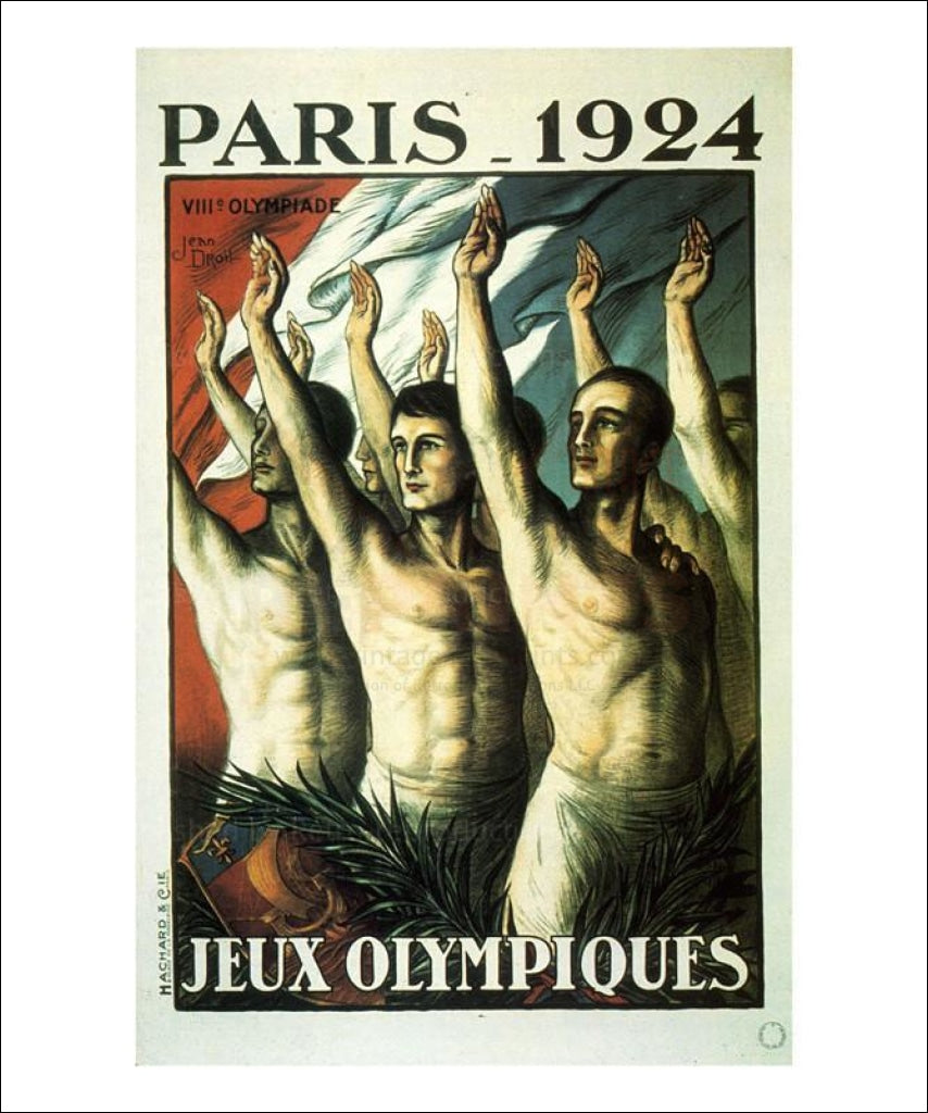 Jeux Olympiques Paris 1924 - Vintage Art, canvas prints