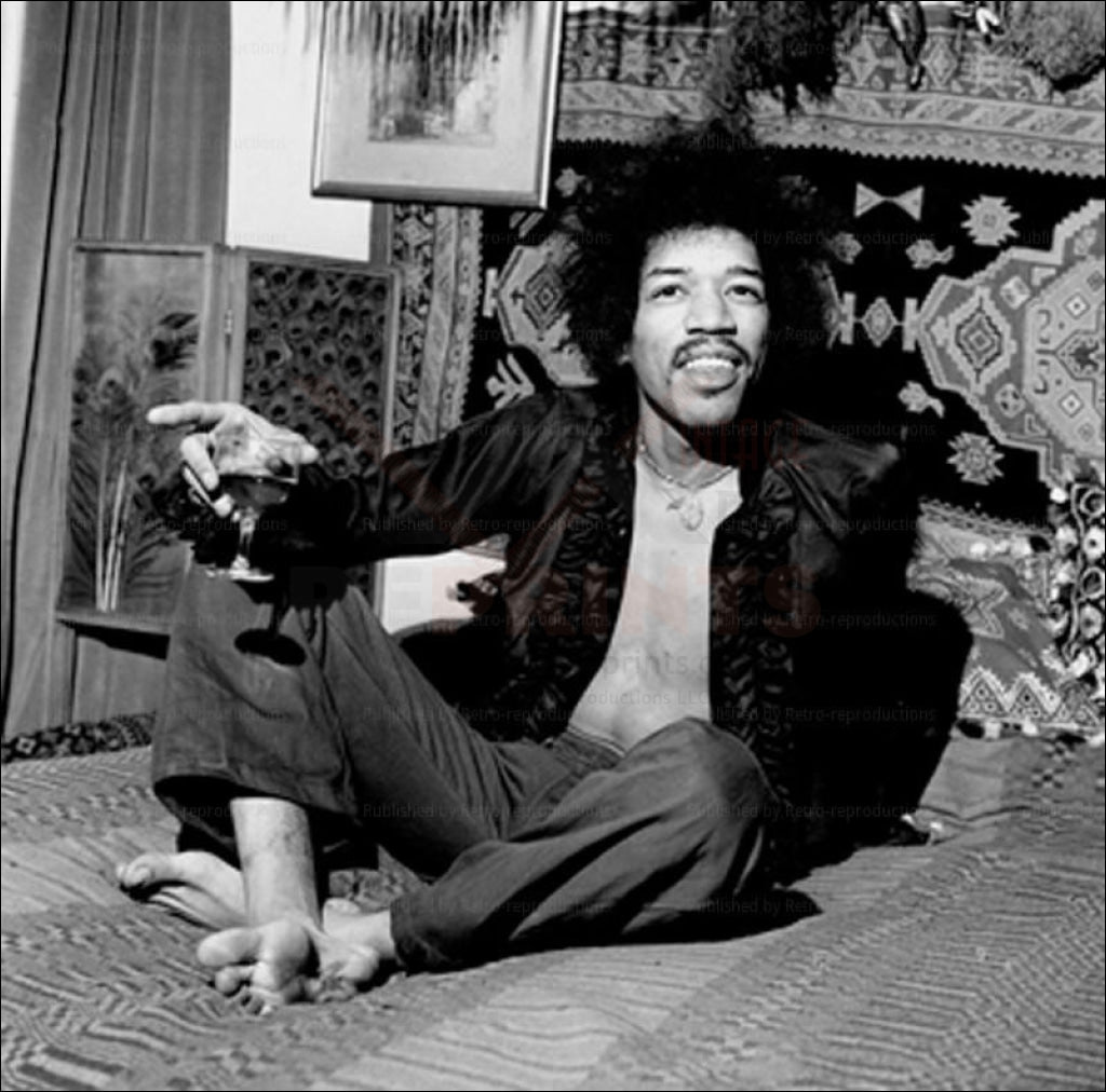 Jimi Hendrix - Vintage Art, canvas prints