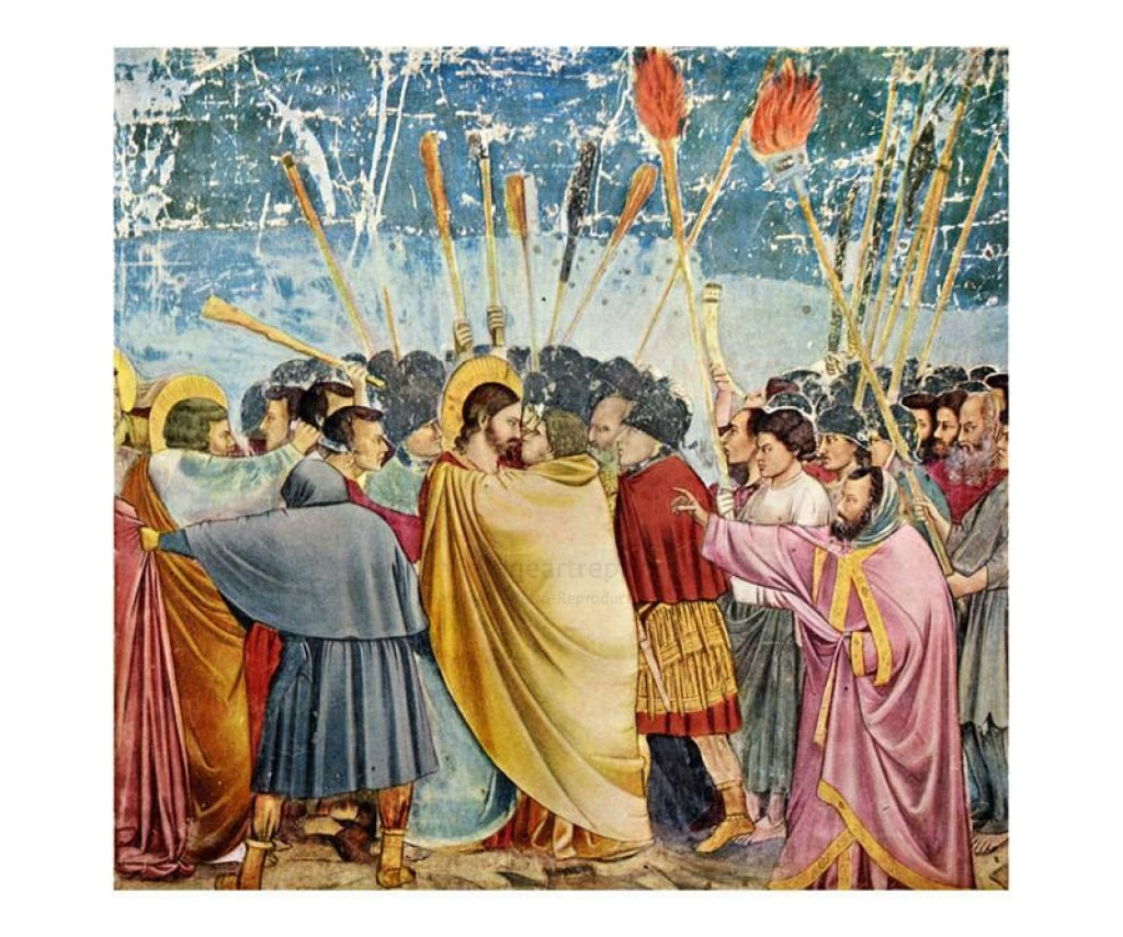 Judas trahison of Jesus - Vintage Art, canvas prints