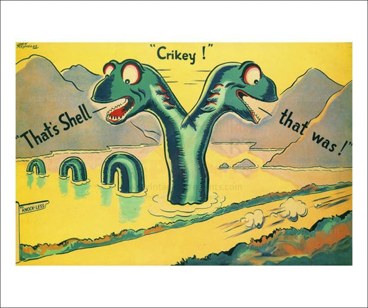 Knock-Less Loch Ness 1933 - Vintage Art, canvas prints