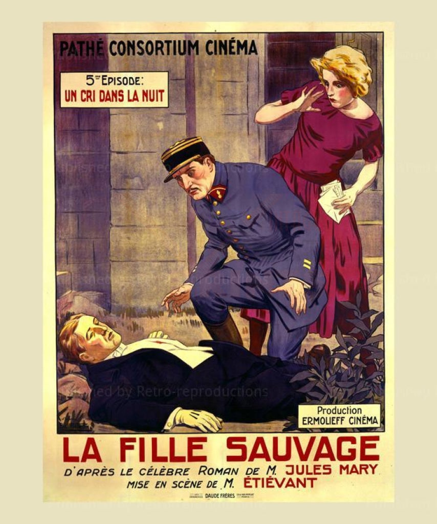 La Fille Sauvage Collection 1-13 - Original Posters - Vintage Art, canvas prints