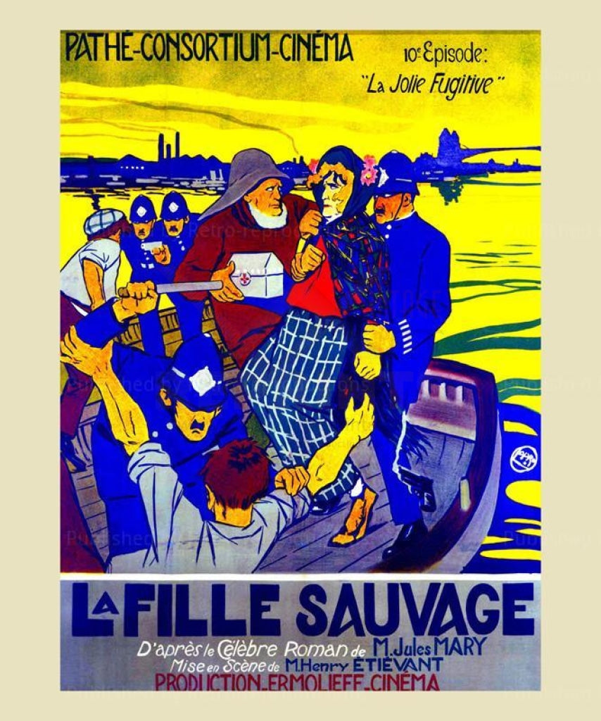 La Fille Sauvage Collection 1-13 - Original Posters - Vintage Art, canvas prints