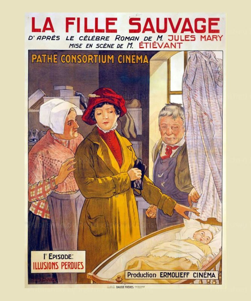 La Fille Sauvage Collection 1-13 - Original Posters - Vintage Art, canvas prints