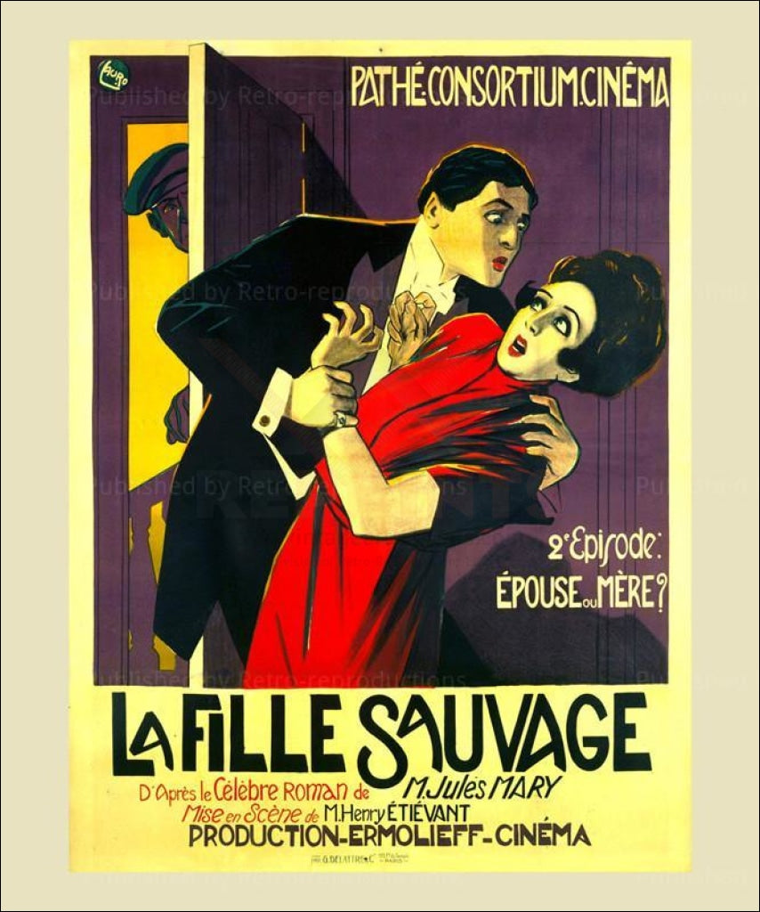 La Fille Sauvage - Vintage Art, canvas prints