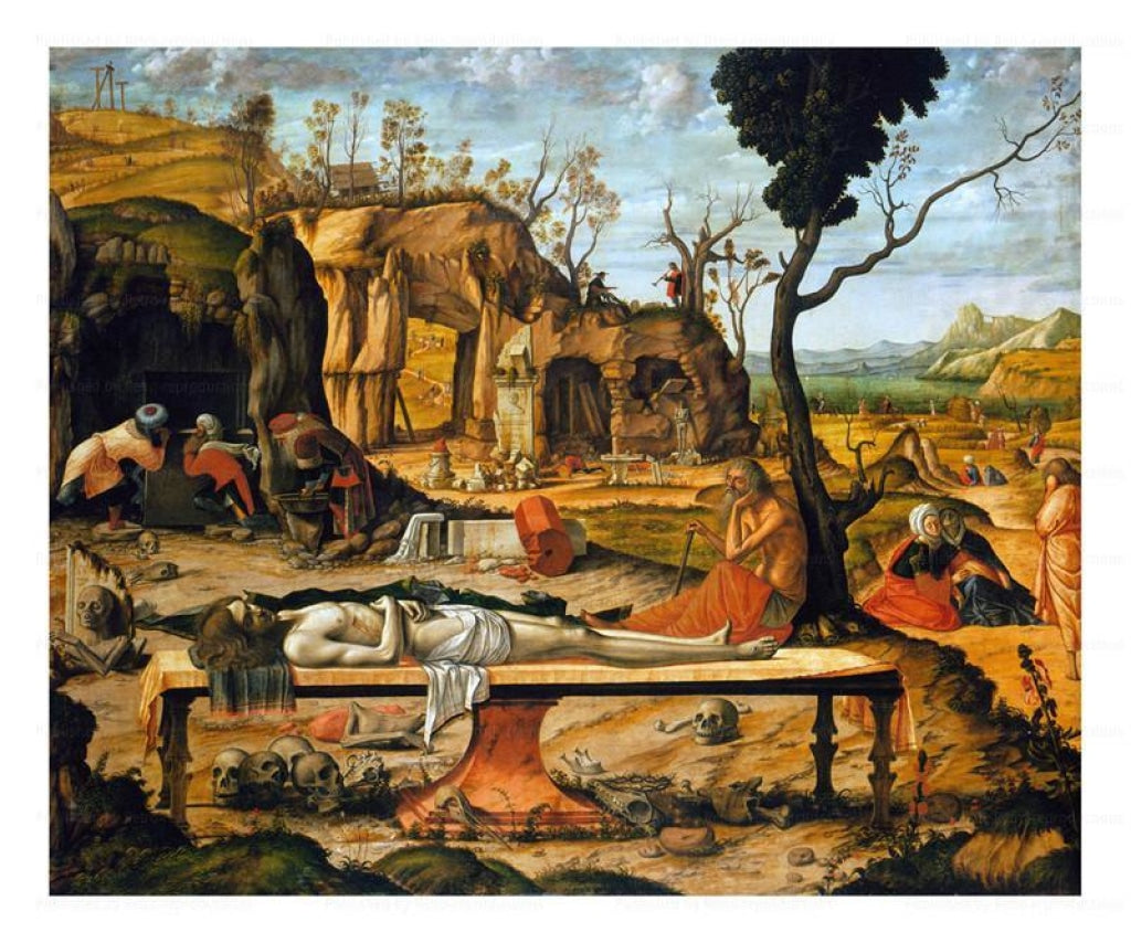 Lamentations sur le Christ mort, 1505 - Vintage Art, canvas prints