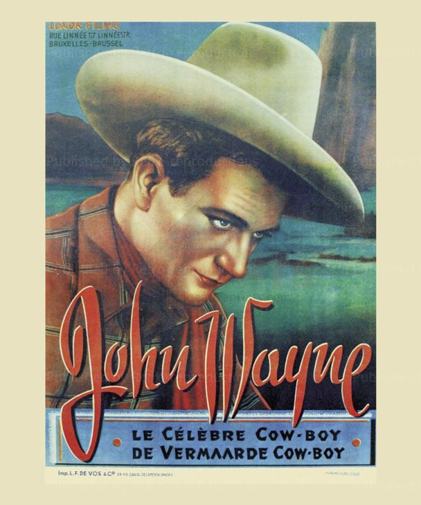 Le Celebre Cow-boy - Vintage Art, canvas prints