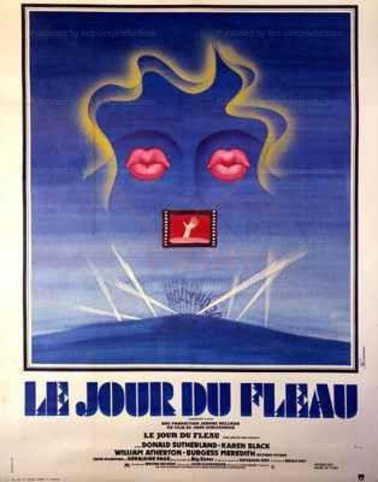 Le Jour Du Fleau (Day of the Locust) - Original Movie Poster - French - Vintage Art, canvas prints