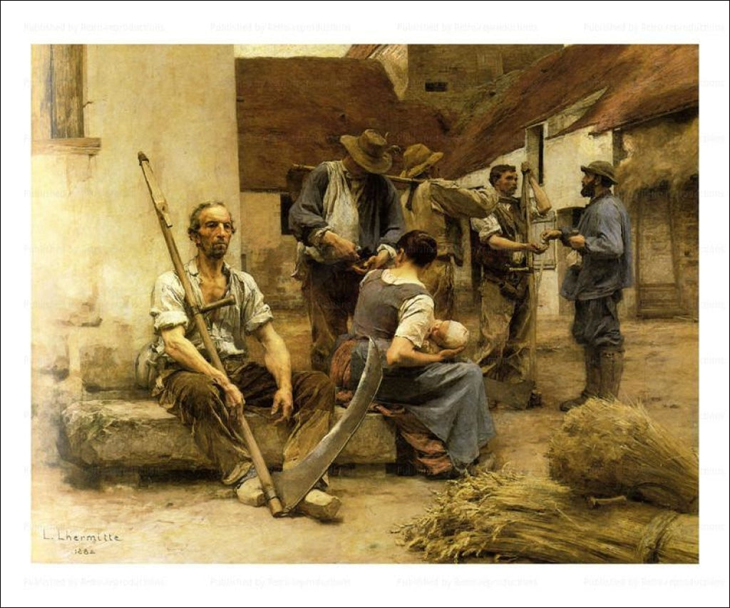 Le Pays des Moissonneurs, 1882 - Vintage Art, canvas prints