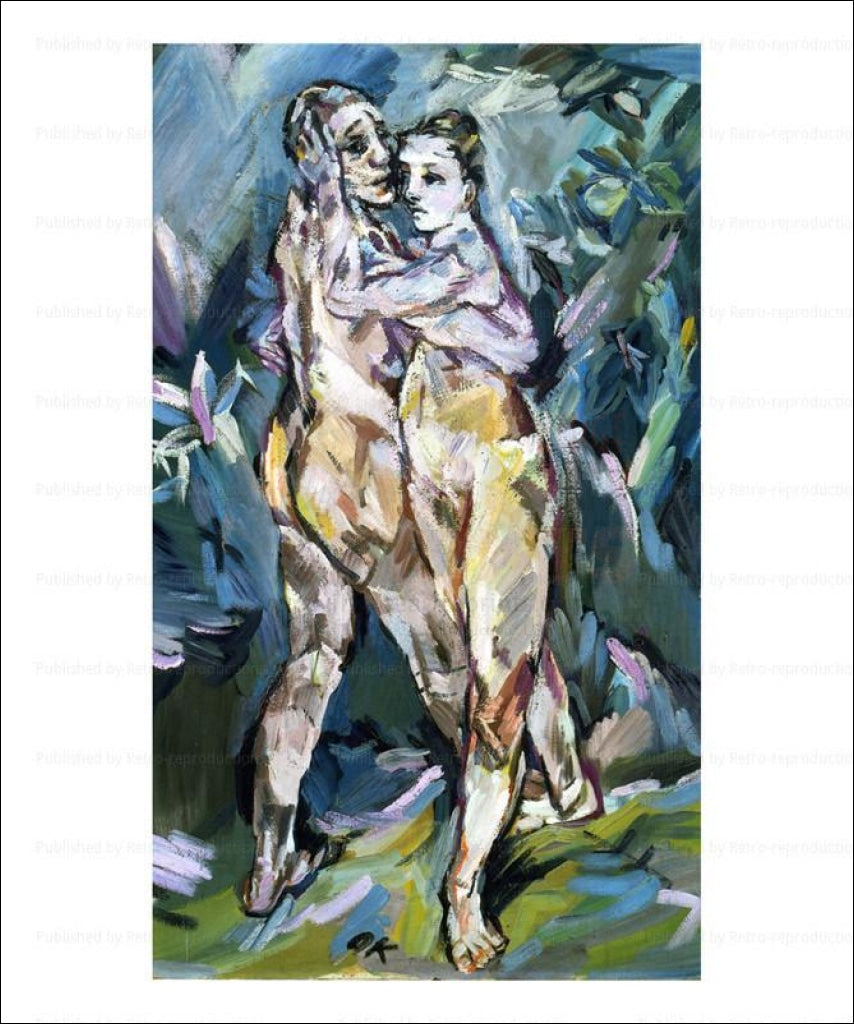 Lover Couple - Vintage Art, canvas prints