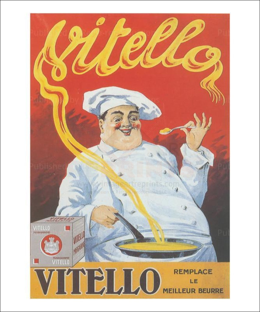 Margarine Vitello - Vintage Art, canvas prints