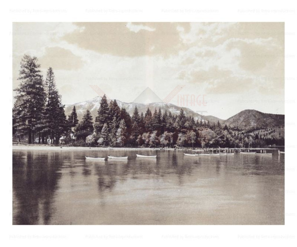 Mont Tallac, California, Photographic Print - Vintage Art, canvas prints