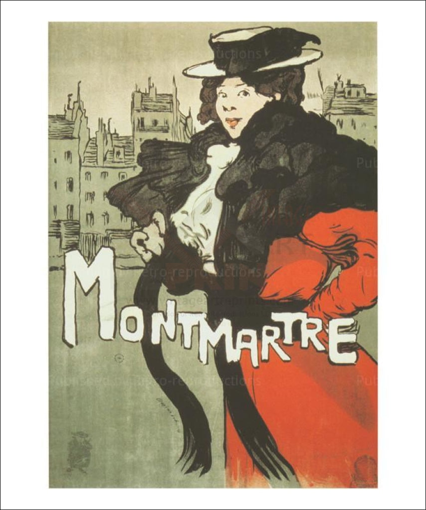 Montmartre, Toulouse Lautrec, art print - Vintage Art, canvas prints