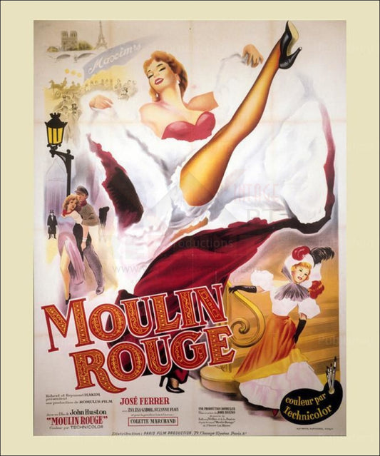 Moulin Rouge -Film - Vintage Art, canvas prints