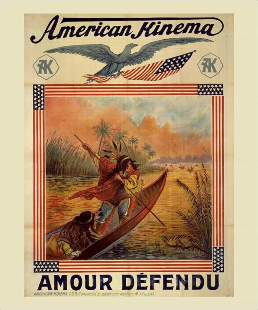 Movie poster, Art prints, Amour Defendu, 1932, - Vintage Art, canvas prints