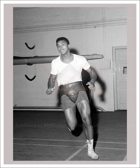 Muhammad Ali - Vintage Art, canvas prints