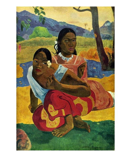 Nafea Foa Lpoipo - Paul Gauguin - Vintage Art, canvas prints