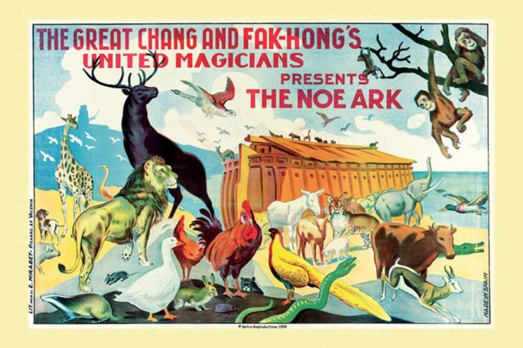 Noah's Ark - Offset Poster Print - Vintage Art, canvas prints