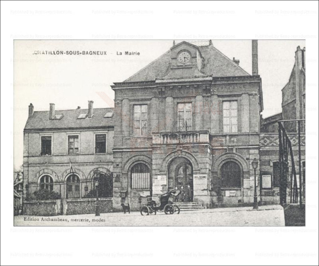 Paris suburb, Chatillon City, the City Hall