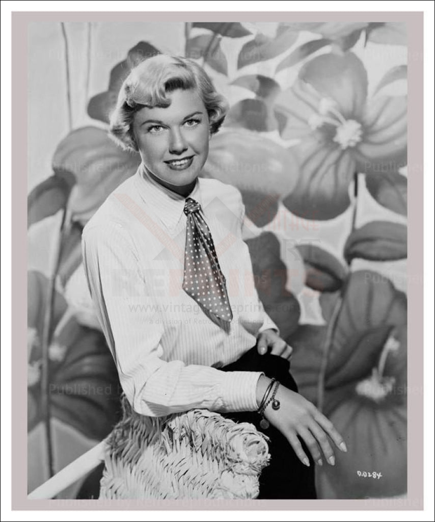 Photographic Print, Actress Doris Day - Vintage Art, canvas prints
