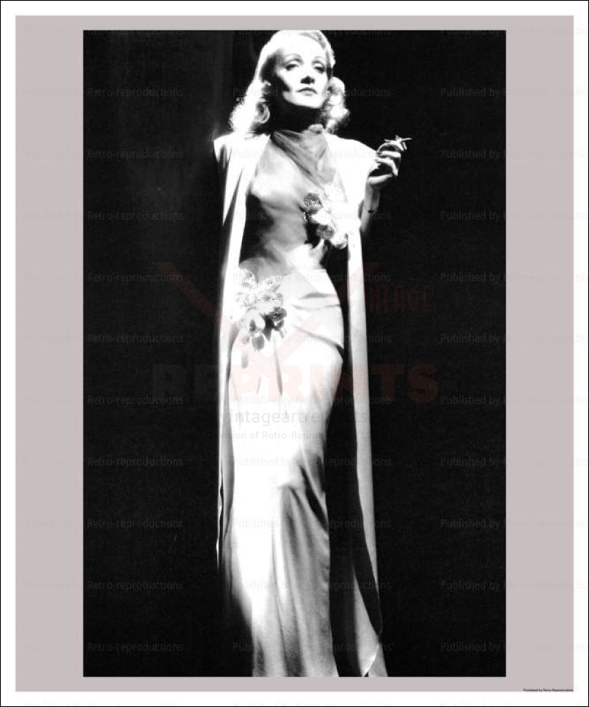 Photographic print, Actress Marlene Dietrich, - Vintage Art, canvas prints