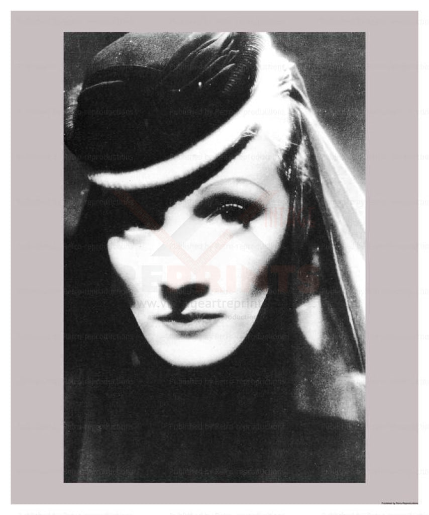 Photographic print, art print, Actress Marlene Dietrich, black and white photograph, digital giclee reproduction - Vintage Art, canvas prints
