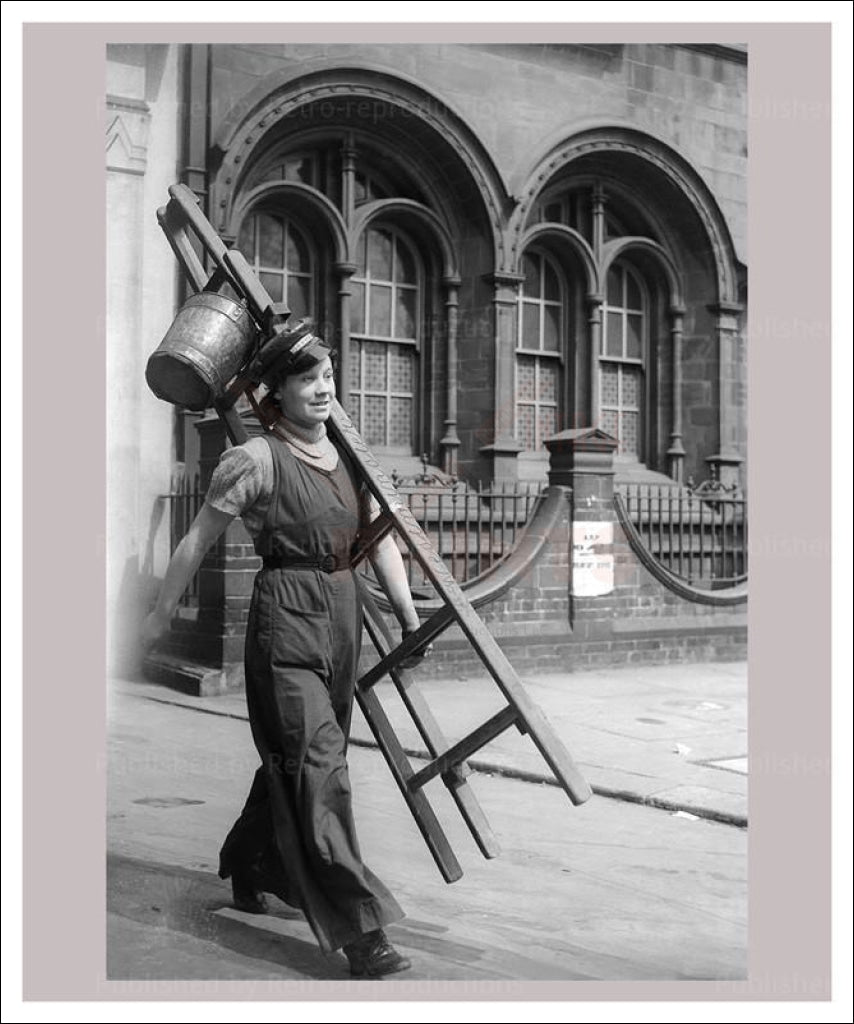 Women at War - Transport 4, vintage art photo print reproduction, WWII - Vintage Art, canvas prints