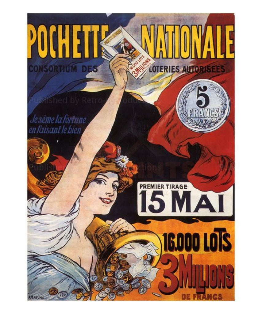 Pochette Nationale - Vintage Art, canvas prints