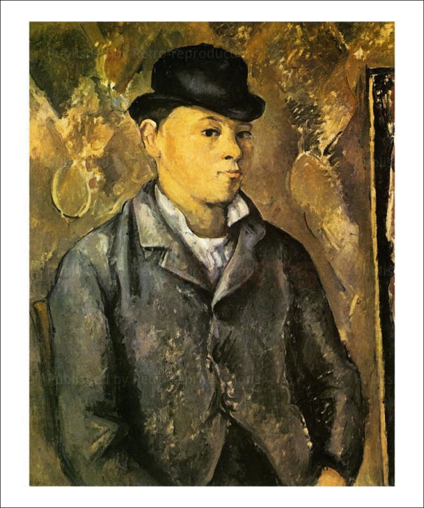 Portrait of the Son of Artist Paul Cezanne 1885 - Vintage Art, canvas prints
