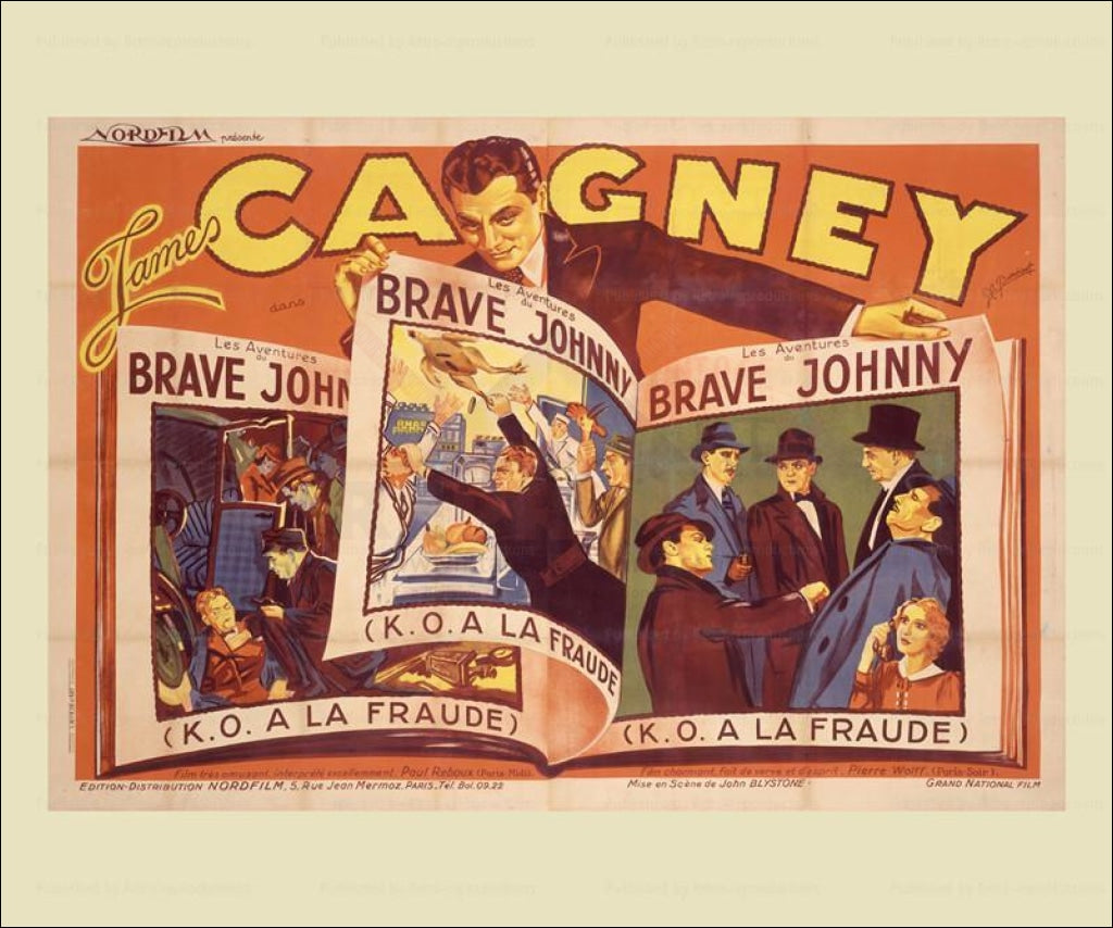 Public Enemy number one - James Cagney - Vintage Art, canvas prints