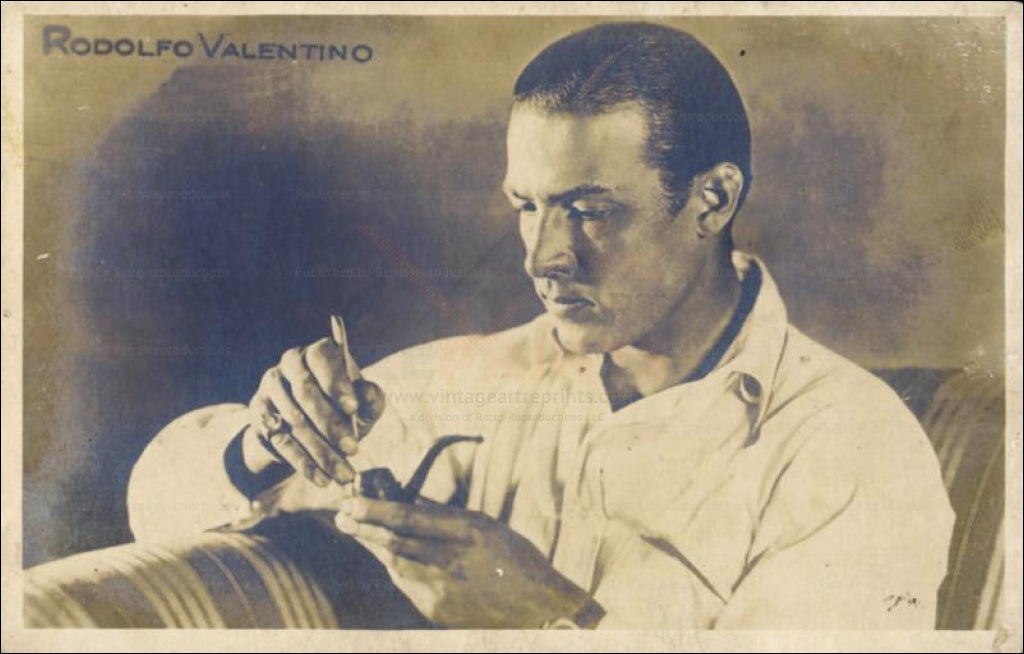 Rudolph Valentino, vintage photo, digital giclee print reproduction - Vintage Art, canvas prints