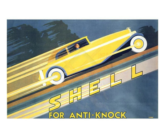 Shell for anti-knock speedster 1930 - Vintage Art, canvas prints