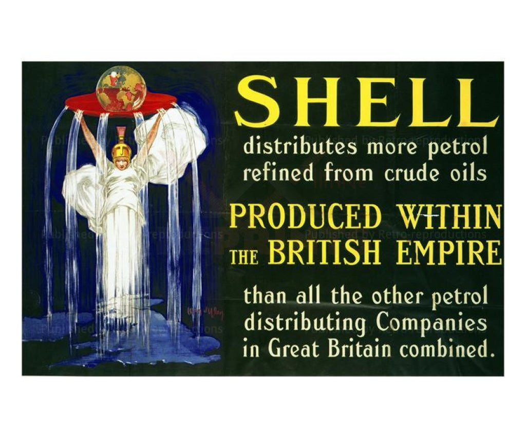Shell Goddess British Empire 1924 - Vintage Art, canvas prints