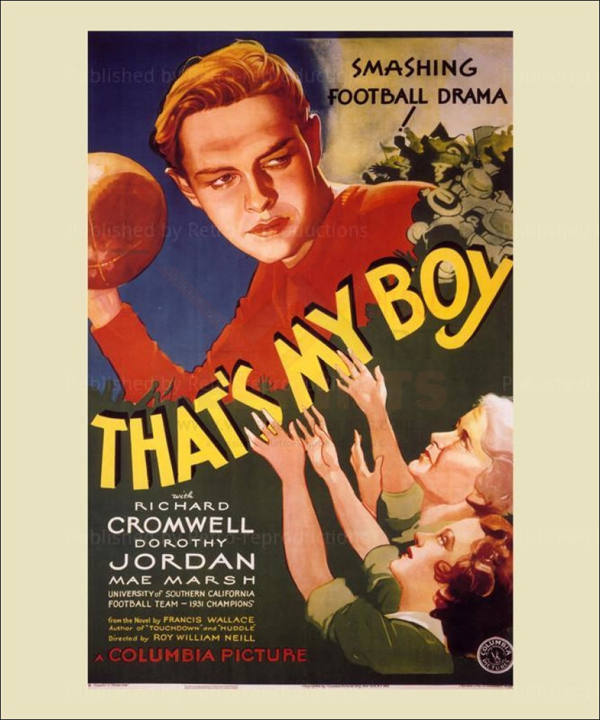 That's My Boy - Vintage Art, canvas prints