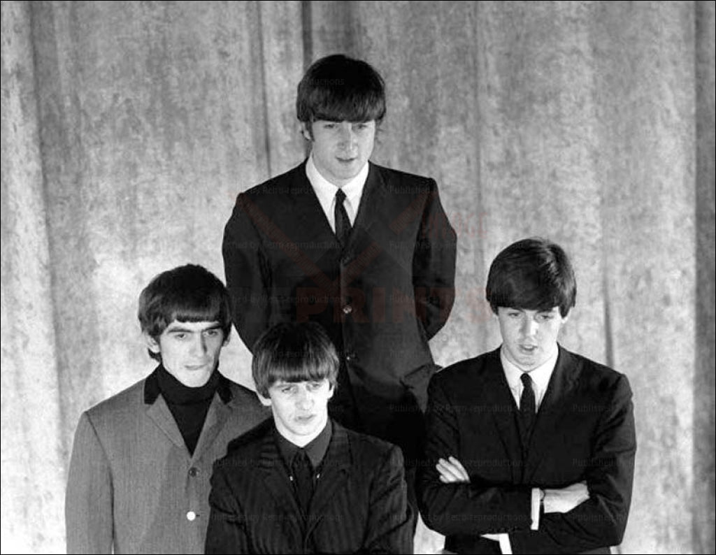 The Beatles 1962, vintage art photo print reproduction - Vintage Art, canvas prints