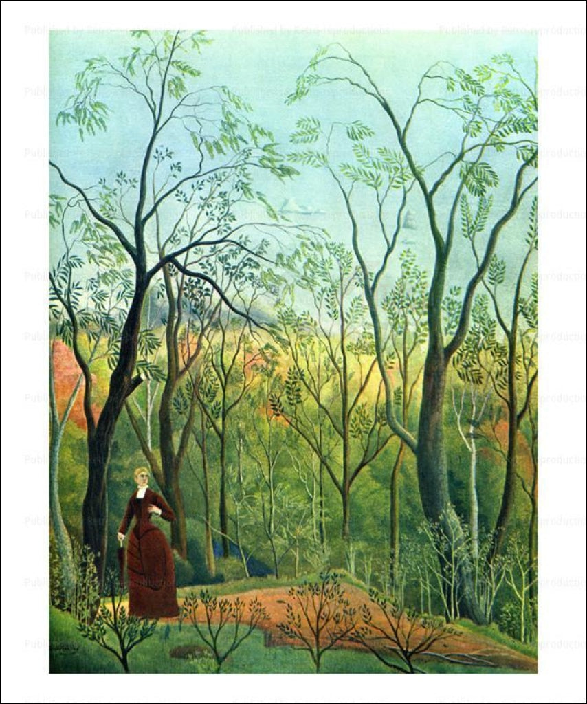 The Border of a Forest, 1886 - Vintage Art, canvas prints