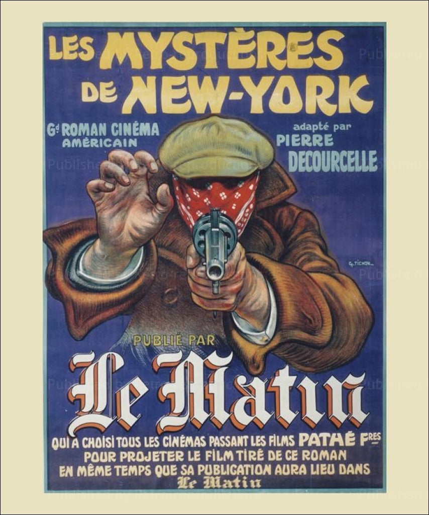 The Mysteries of New York - Vintage Art, canvas prints