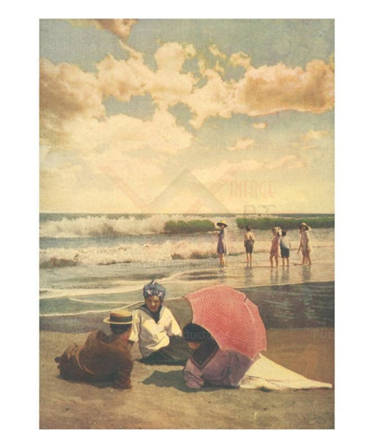 The Sands of Summertime - Vintage Art, canvas prints